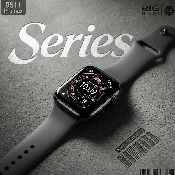 🔥 DS11 Promax Series 11 Smart Watch – 7-in-1 Combo 🔥