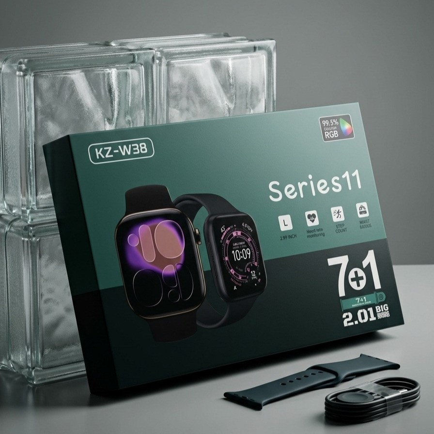 KZ-W38 Series 11 Smart Watch – 7+1 Premium Combo Set