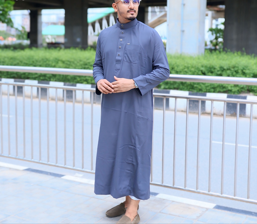 Al Aseel Premium Jubba Ash Color (Code - A103)