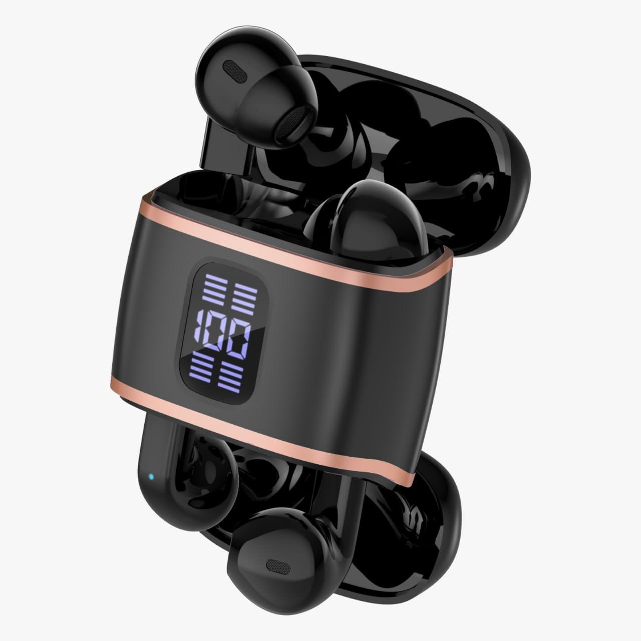 🎧 J40 V5.4 Wireless 4-in-1 Earbuds – Hi-Fi Sound, ENC & LED Display