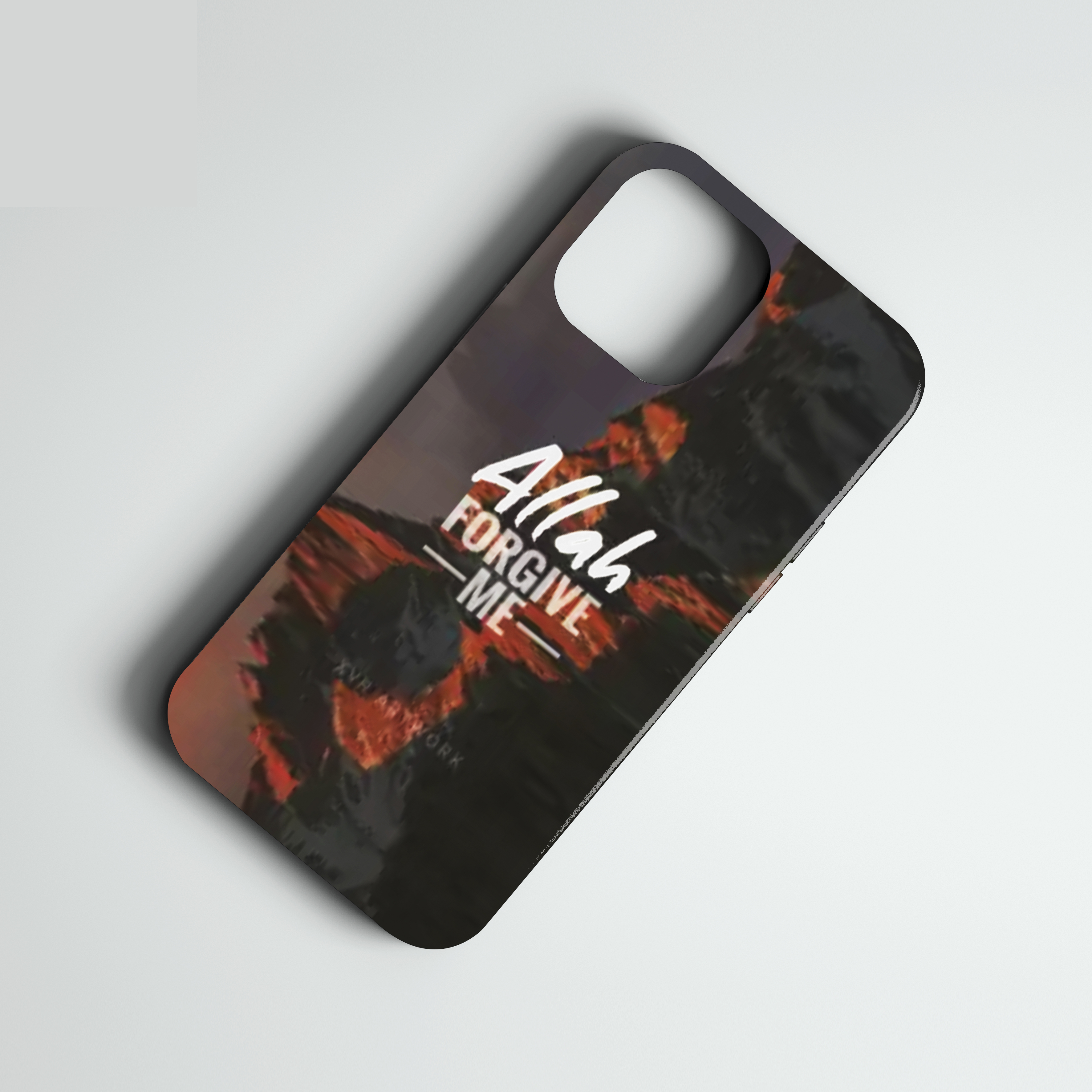 Phone back cover with Message