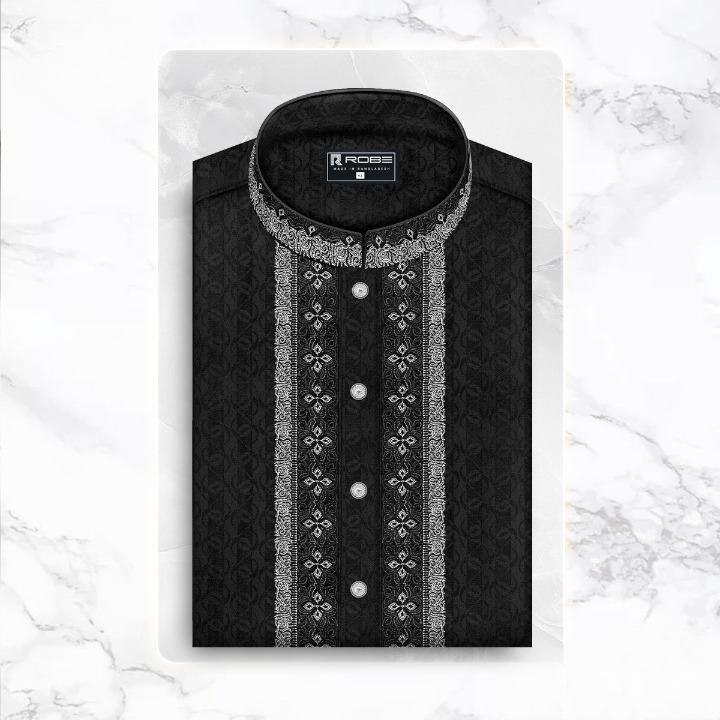 Exclusive Premium Indian Panjabi (Black)