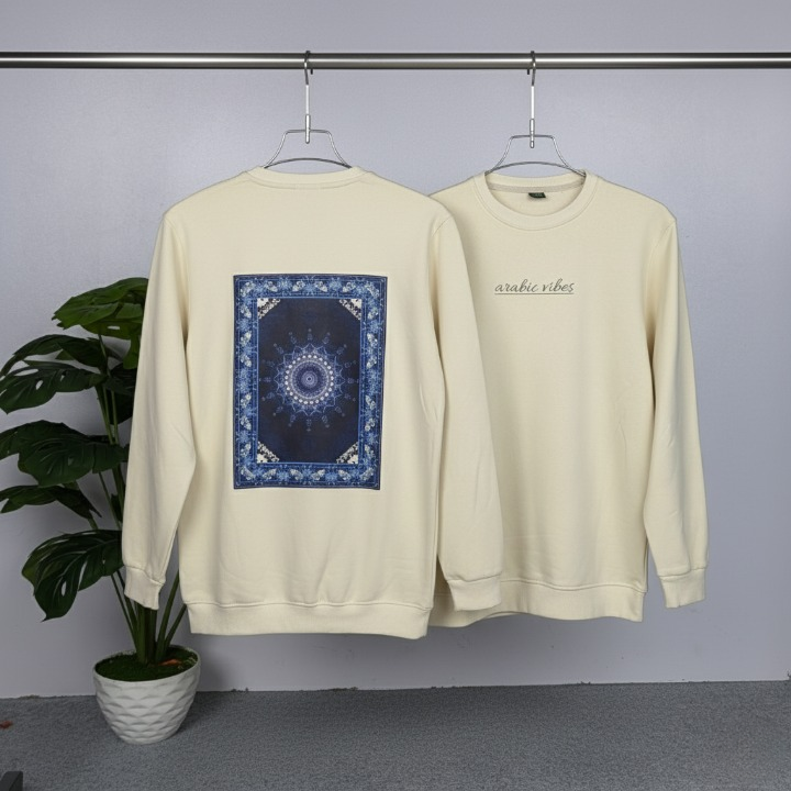 Full Sleeve Sweat Shirt  on both sides Printed