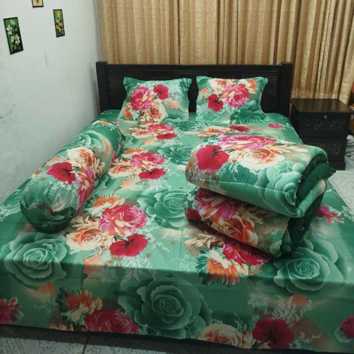 5-Piece Towel Premium Comforter Combo Set