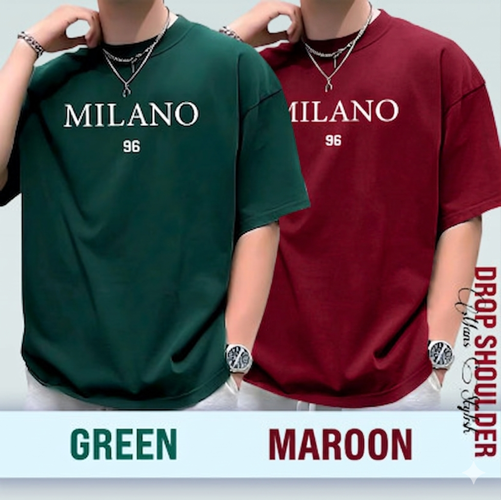 Combo Men's Stylish Drop Shoulder- Milano