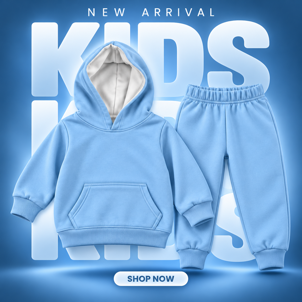 Super Soft Cotton Fleece Baby Hoodie – Warm & Skin-Friendly Winter Wear for (Boys & Girls)